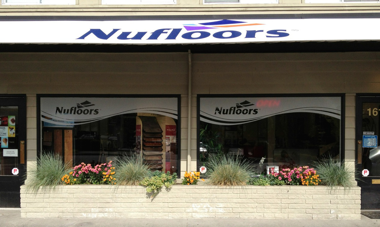 Nufloors – Frosted Window Graphic