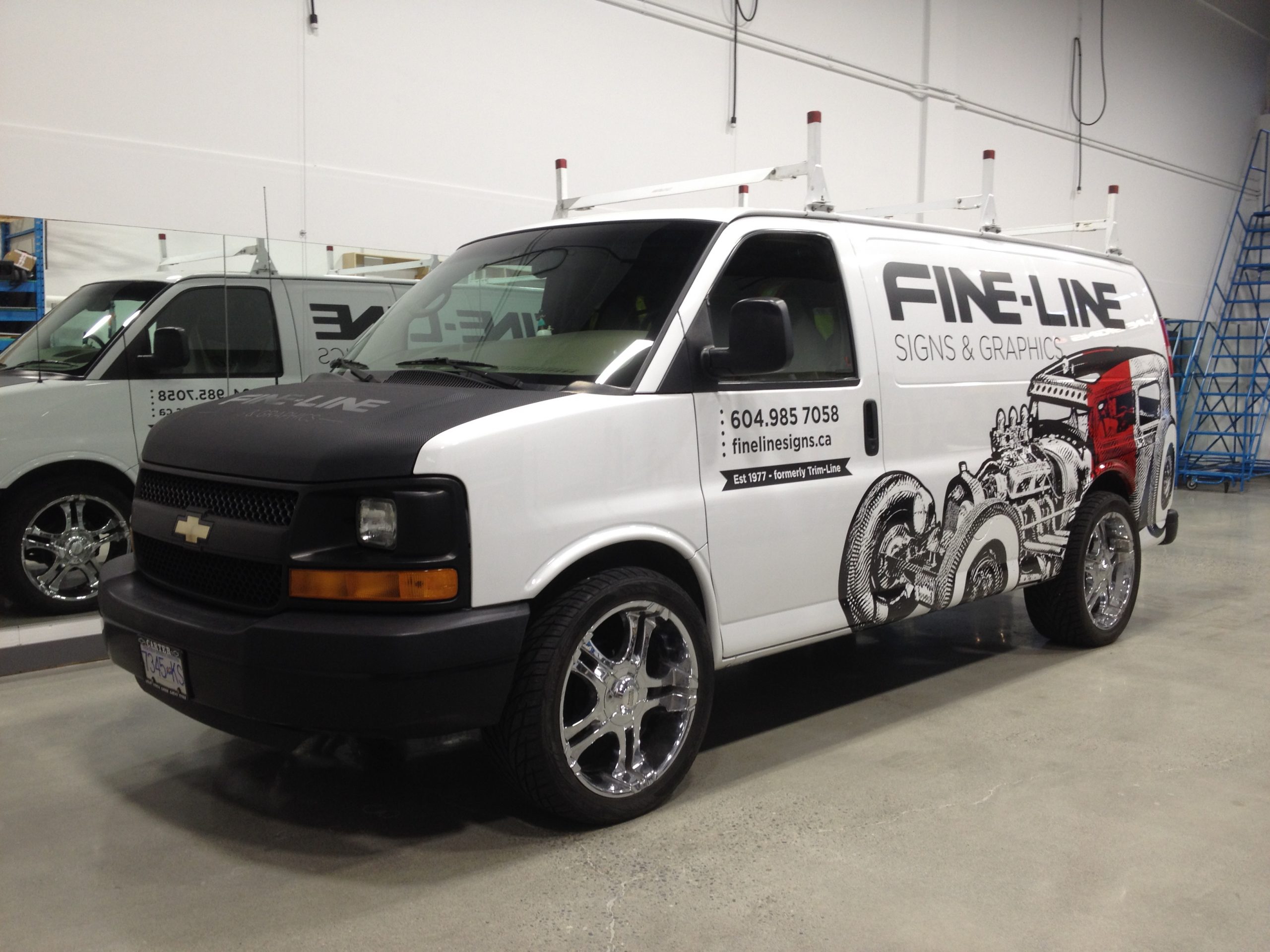 Fineline Signs Van